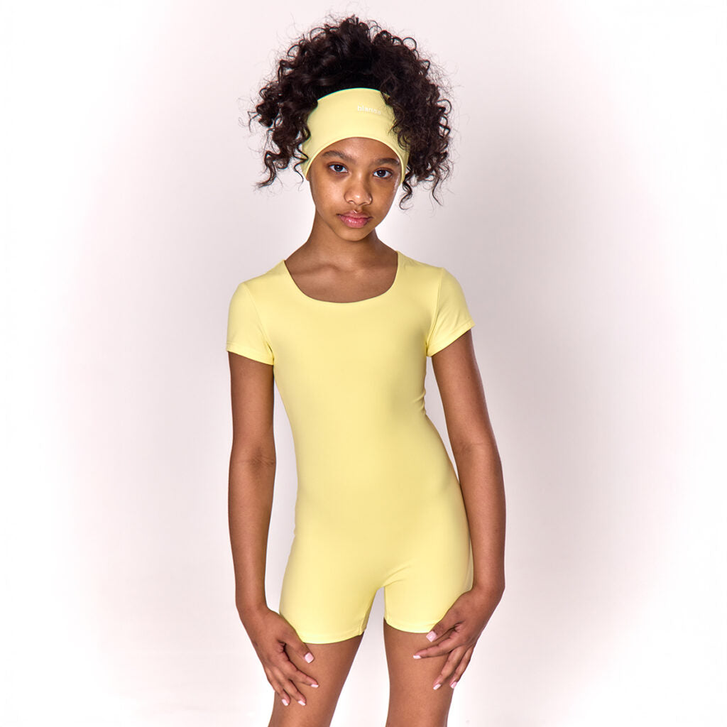 Blanca Sport Girls Yellow Unitard