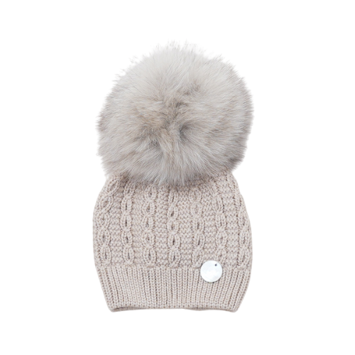 Pangasa Sand Knit Pom Pom Hat