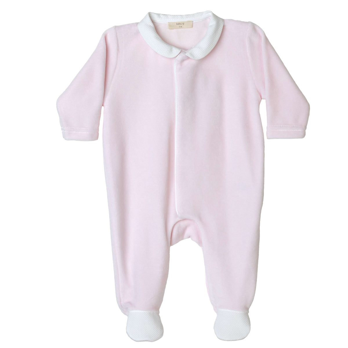 Baby Gi Pink Velour Wings Babygrow