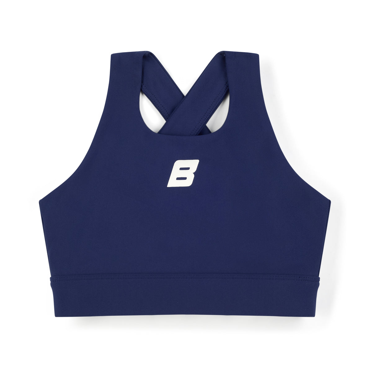 Bonini by A Dee Navy Logo Crop Top