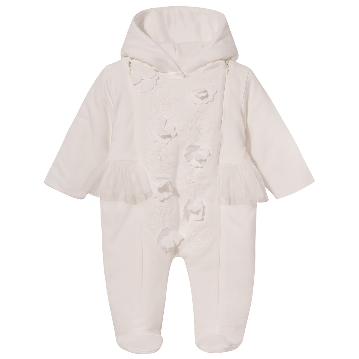 Sofija Baby Ivory Flower Snowsuit