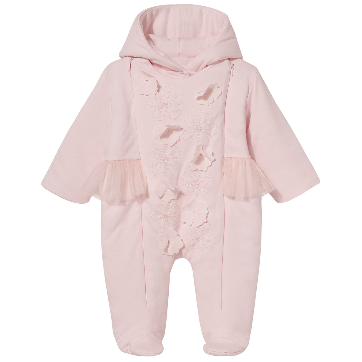 Sofija Baby Pink Flower Snowsuit