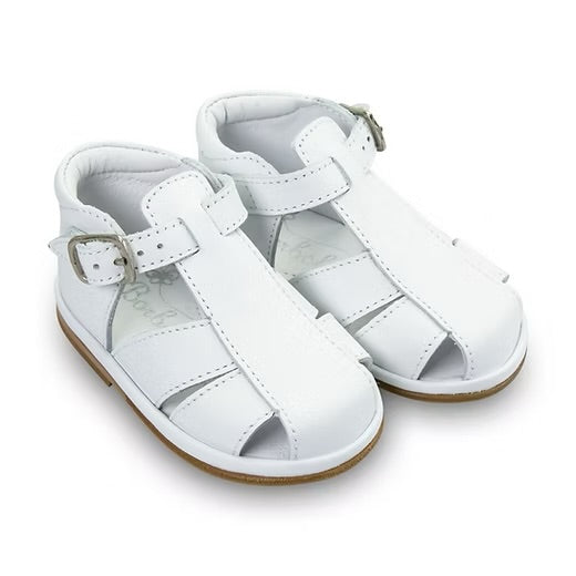 Borboleta Boys White ‘Guy’ Sandals