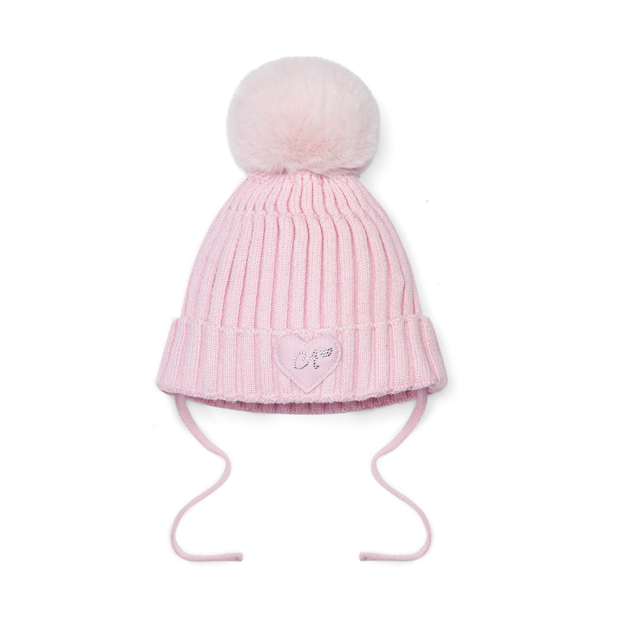 Little A Baby Pink Kamila Pom Pom Hat