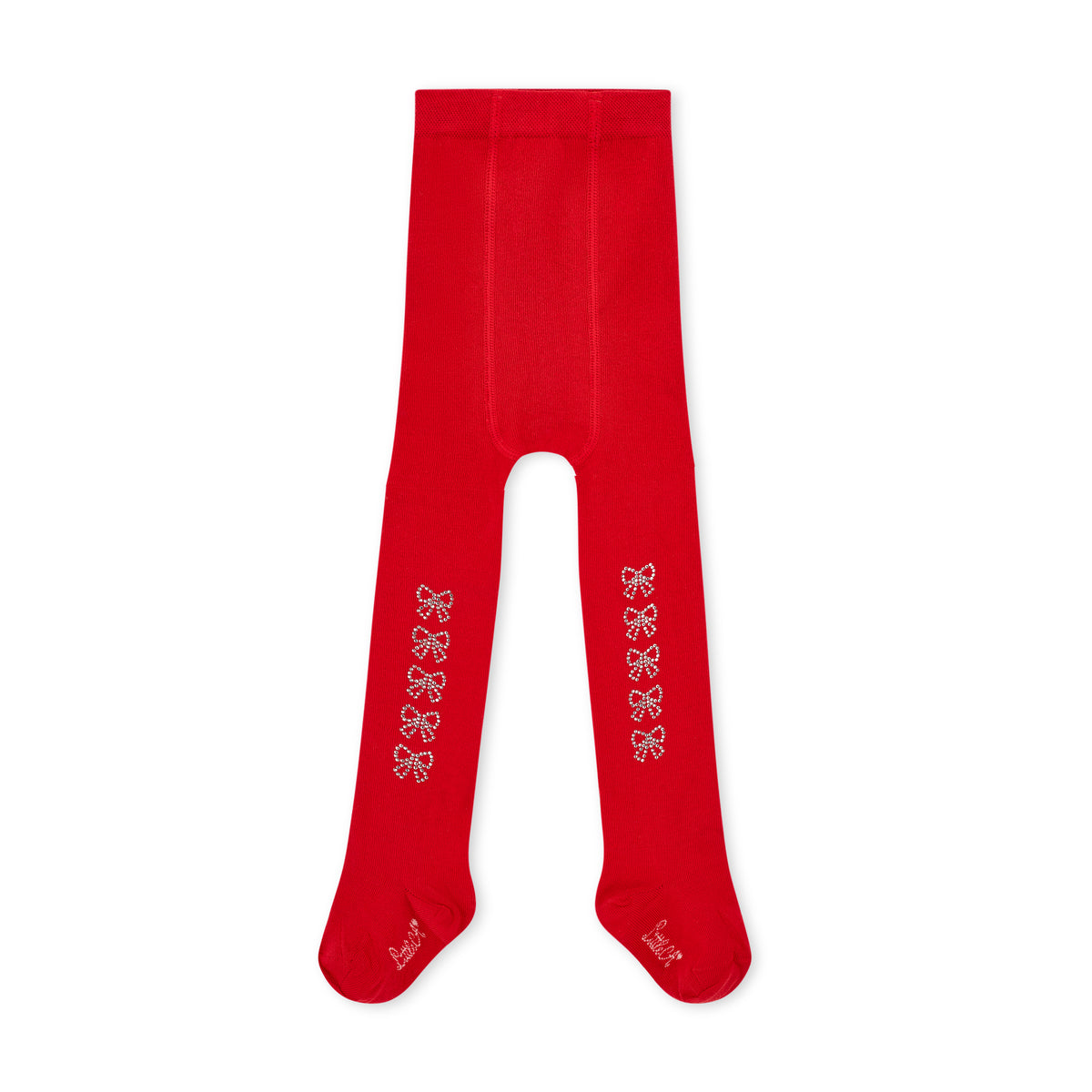 Little A Baby Red Kamila Bow Tights
