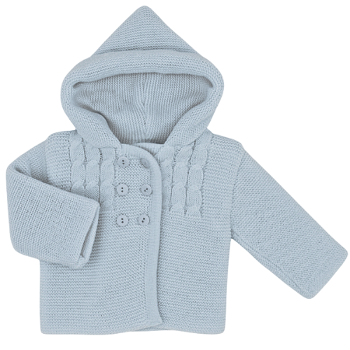 Sardon Baby Blue Knitted Jacket