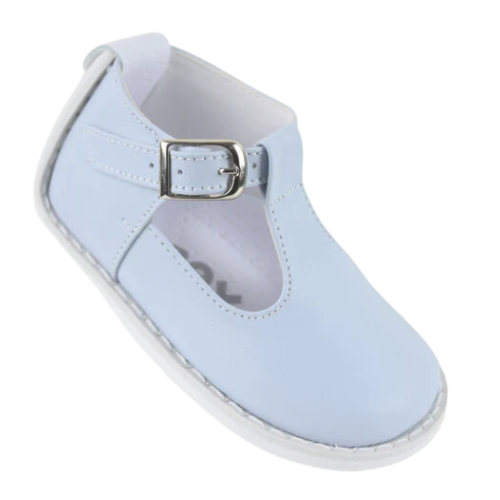 Pex Baby Blue T-Bar Stef Shoes