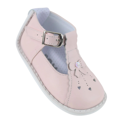 Pex Baby Pink Bianca Bow Shoes
