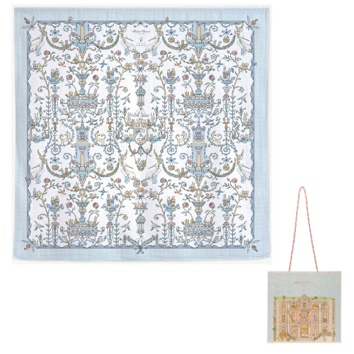 Atelier Choux Blue Toile de Jouy Carre & Giftbox