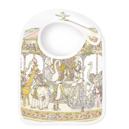 Atelier Choux Pink Carousel Bib
