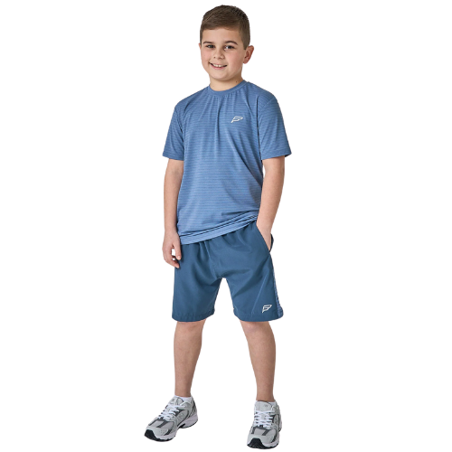 Frequency Boys Navy Blue Momentum Shorts Set