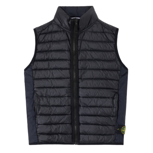 Stone Island Junior Navy Down Gilet Nuvola Childrenswear