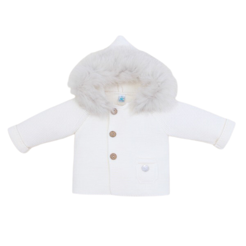 Pangasa Ivory Knitted Jacket