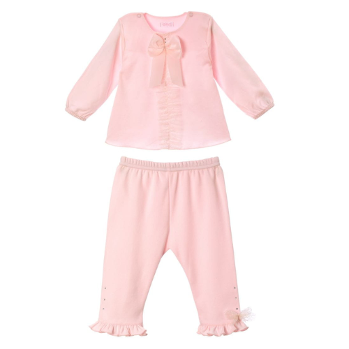 Sofija Pink Lace & Bow Charlotte Outfit