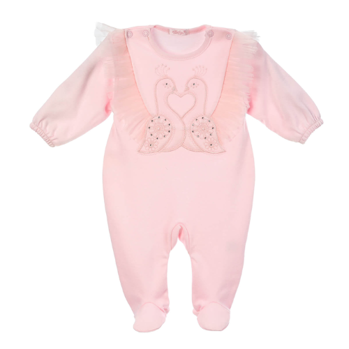 Sofija Pink Kate Swan Babygrow