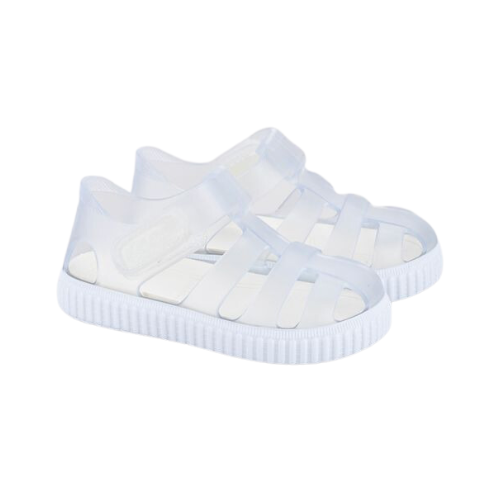 Igor White Nico Crystal Jelly Sandals