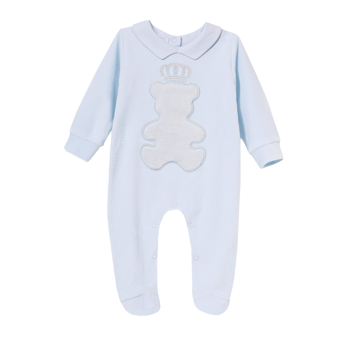 Sofija Baby Blue Teddy Babygrow