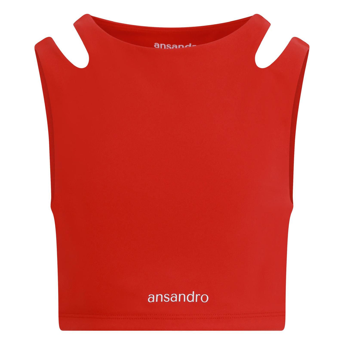 Ansandro Kids Red Activewear Crop Top