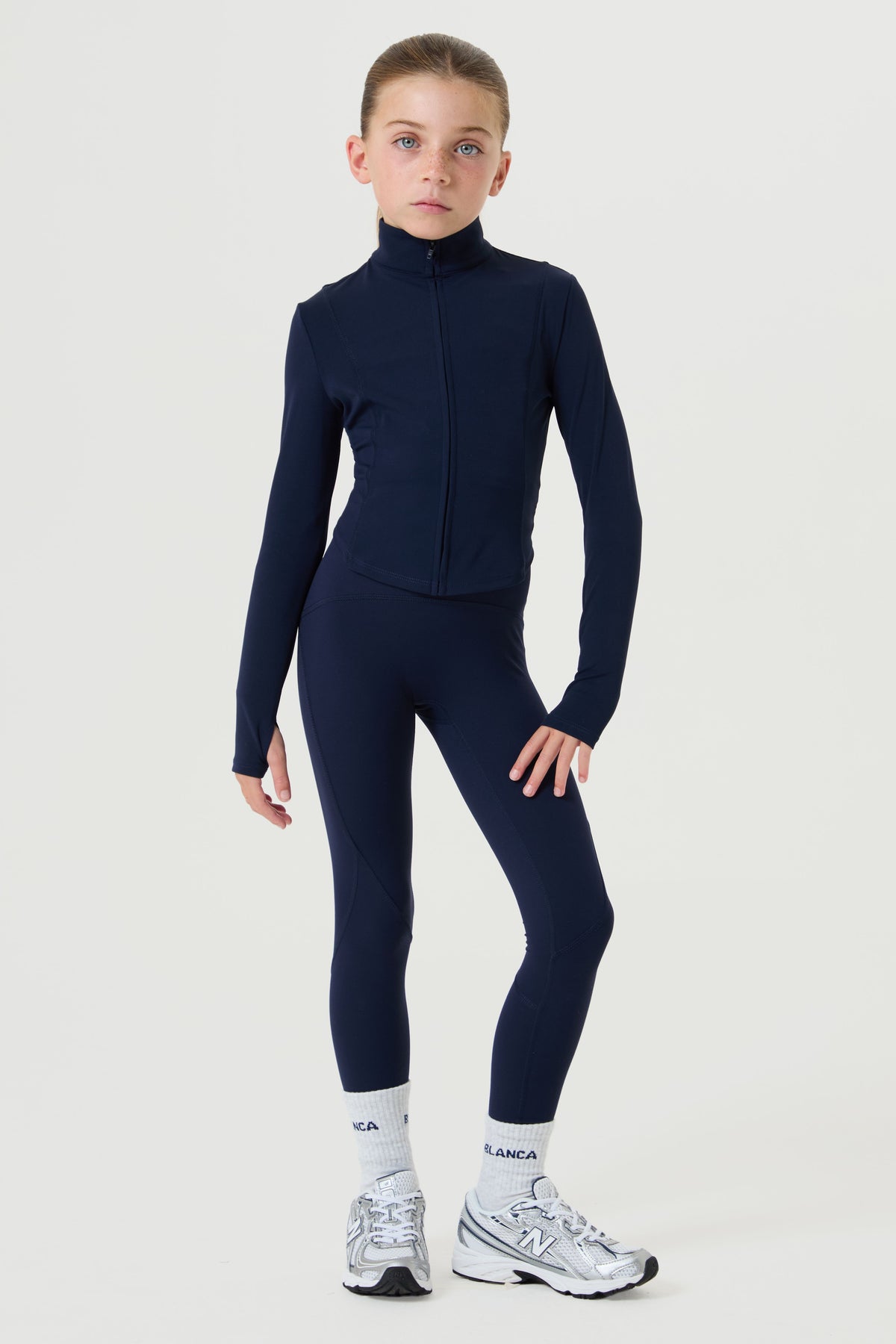 Blanca Sport Girls Navy Active Jacket