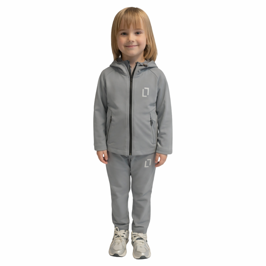 Bulletto Boys Grey Tech Tracksuit