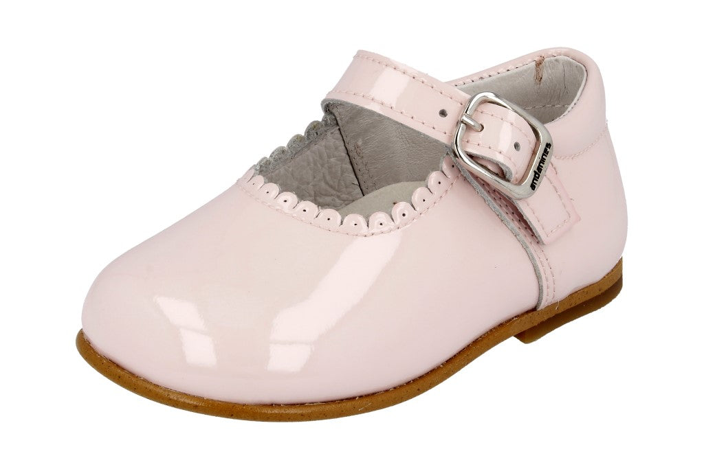 Andanines Pink Patent Mary Jane Shoes