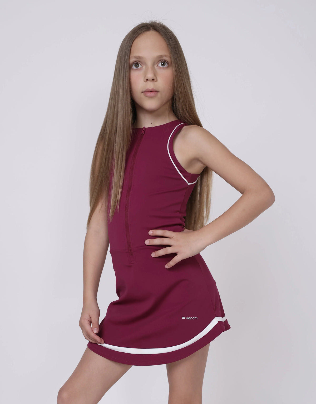 Ansandro Kids Raspberry Tennis Dress