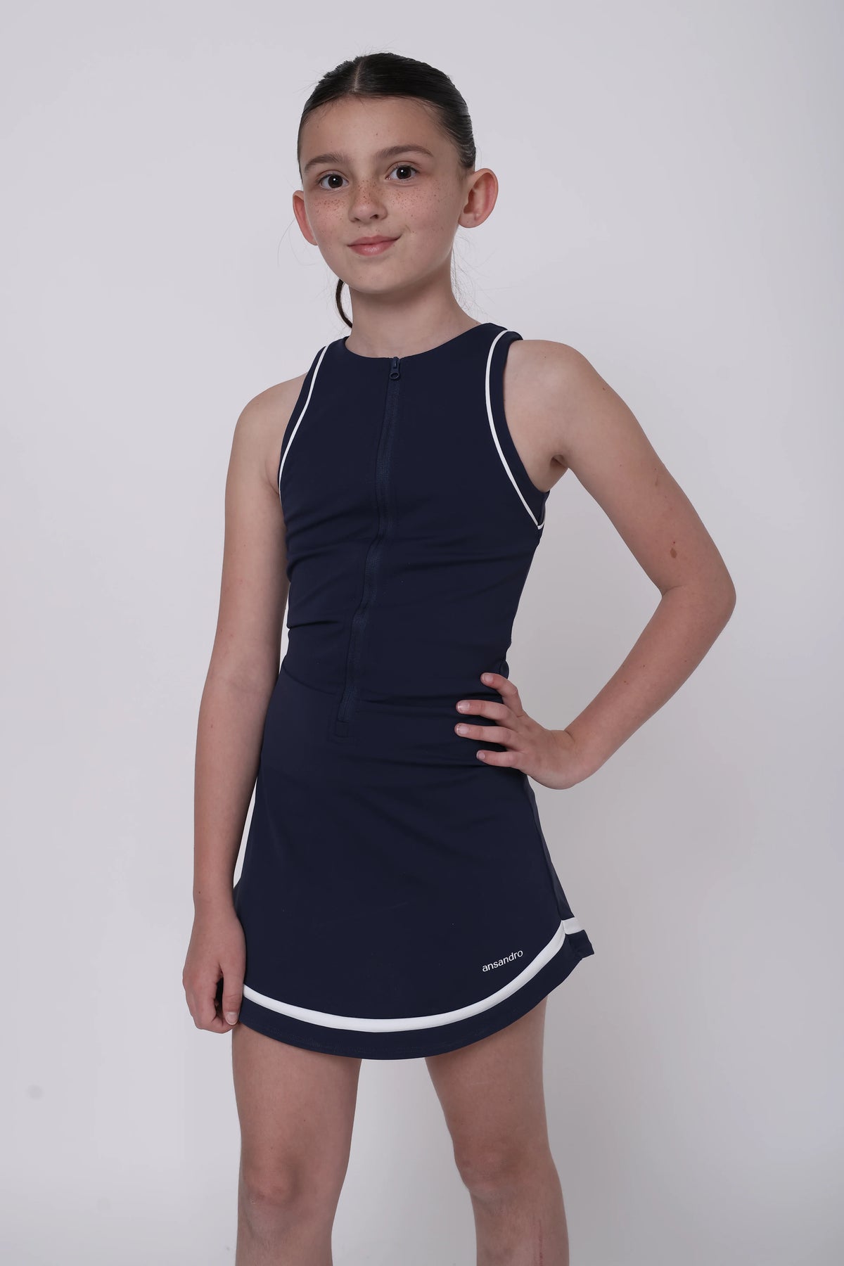 Ansandro Kids Navy Tennis Dress