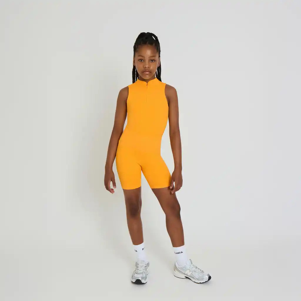 Blanca Sport Girls Tangerine Cycling Shorts Set