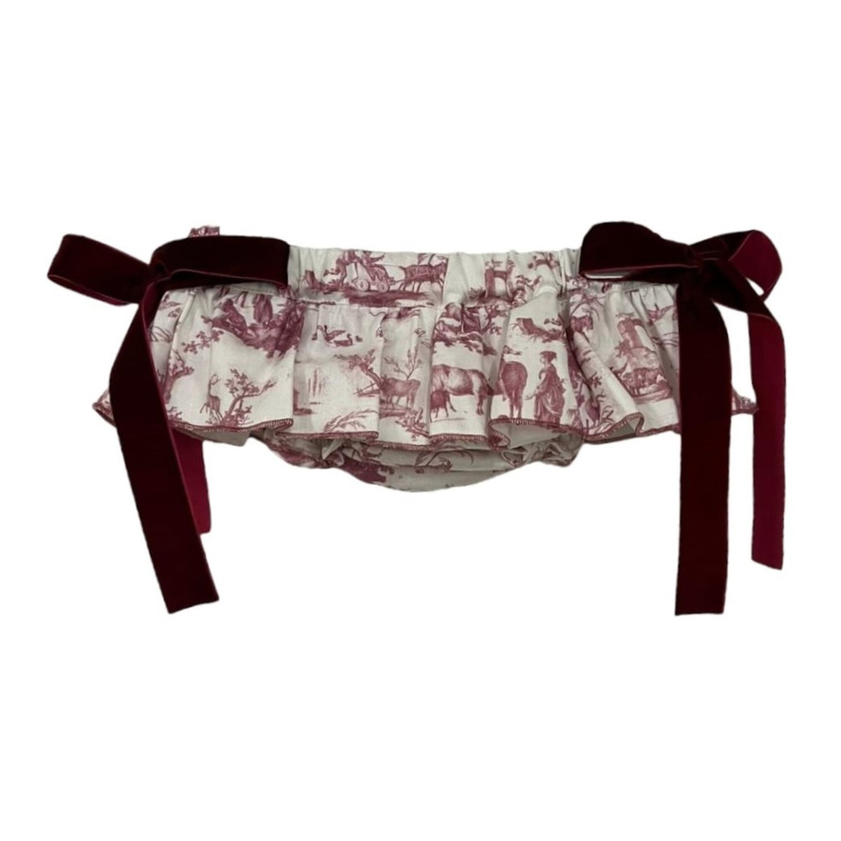 Phi Red Toile de Jouy Bow Bloomers