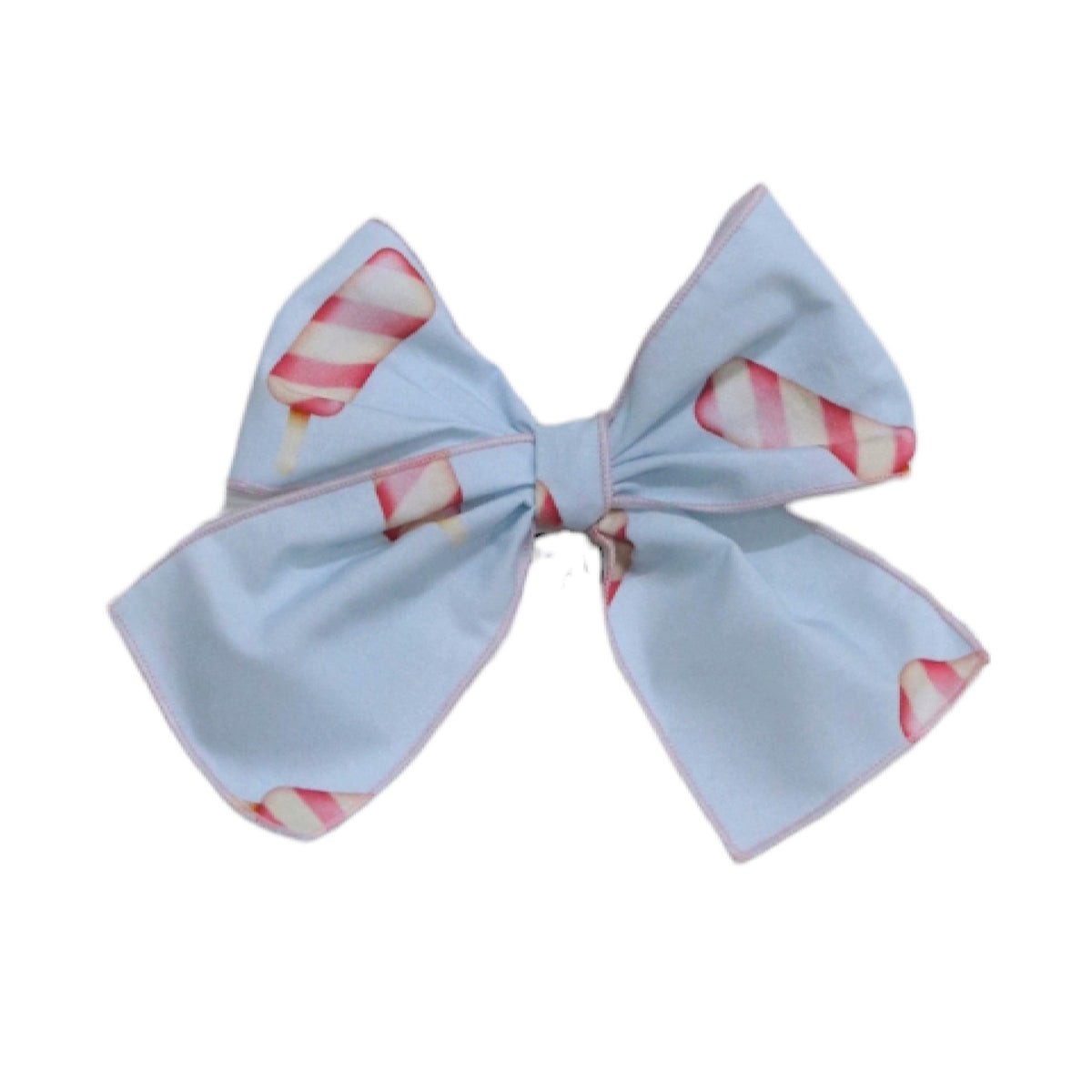 Phi Blue Lolly Print Bow
