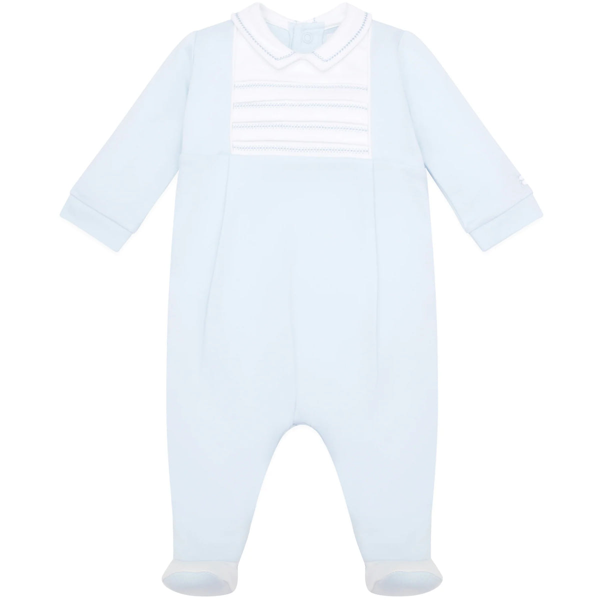 Emile et Rose Pale Blue Babygrow