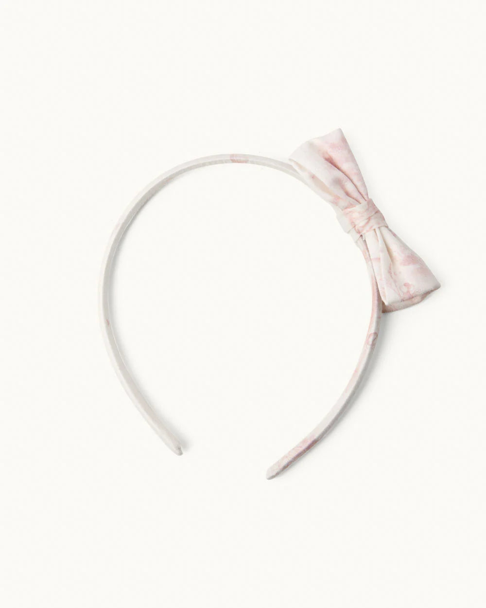 Marie Chantal Pink Toile De Jouy Hairband