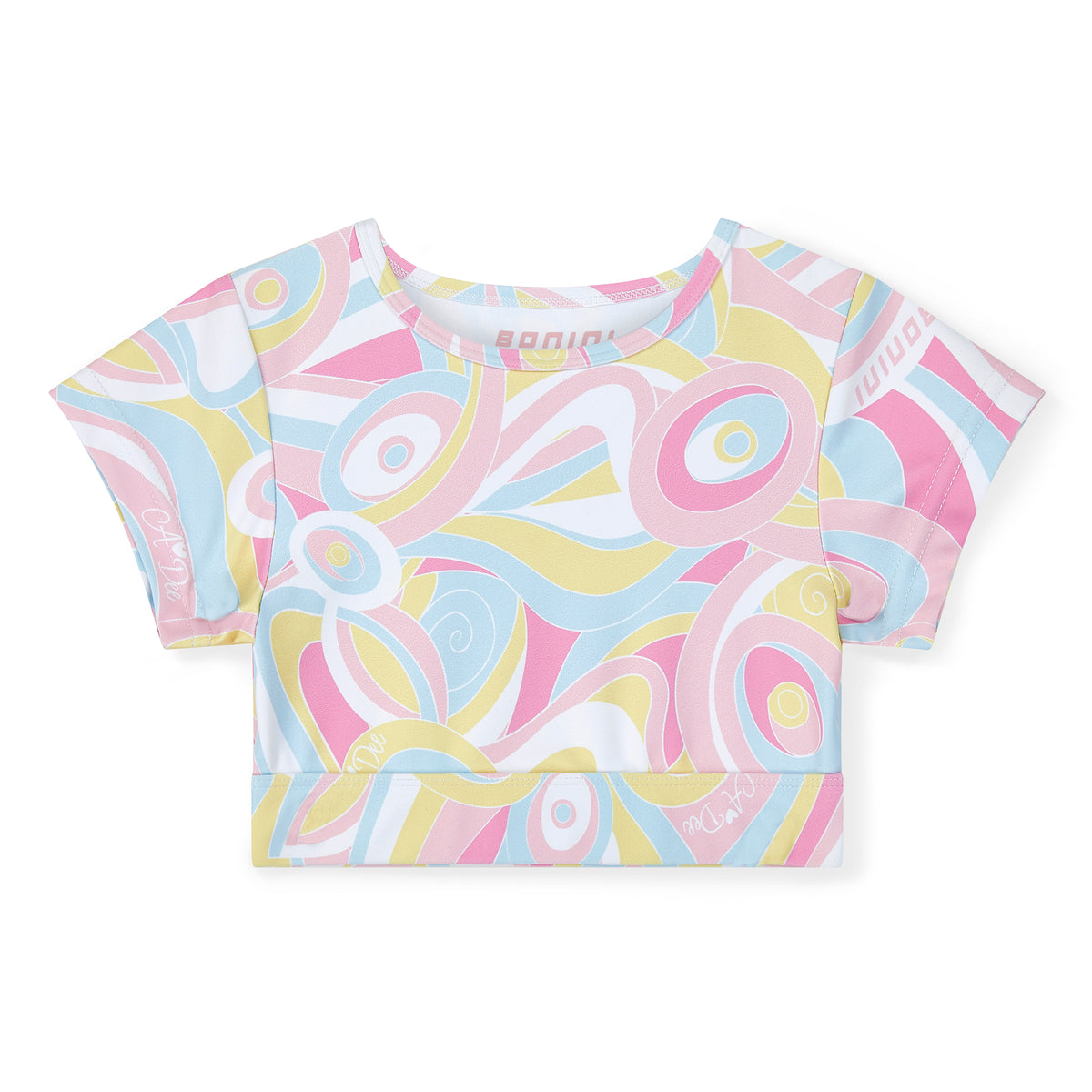 Bonini by A Dee Printed Crop Top