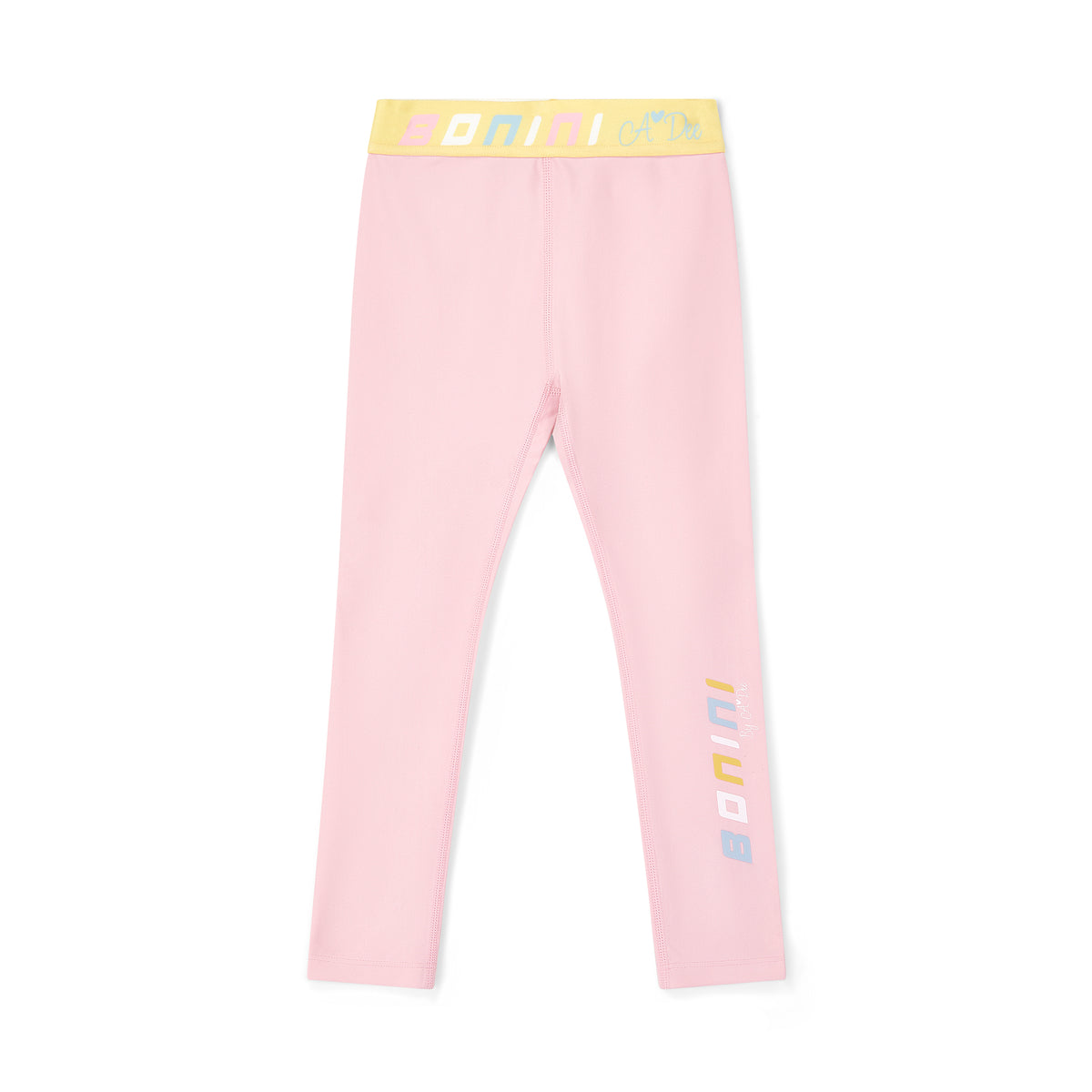 Bonini by A Dee Pink Logo Leggings