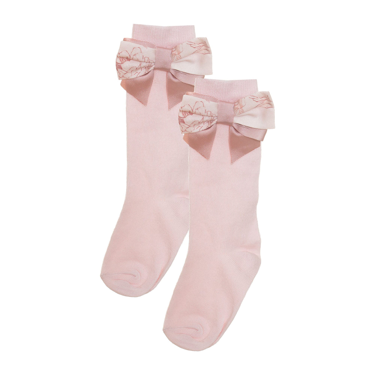 Patachou Baby Girls Pink Bow Socks