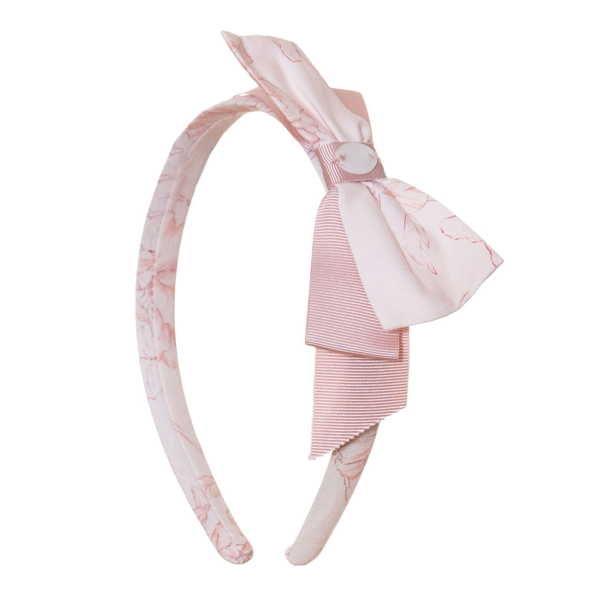 Patachou Baby Girls Pink Print Headband