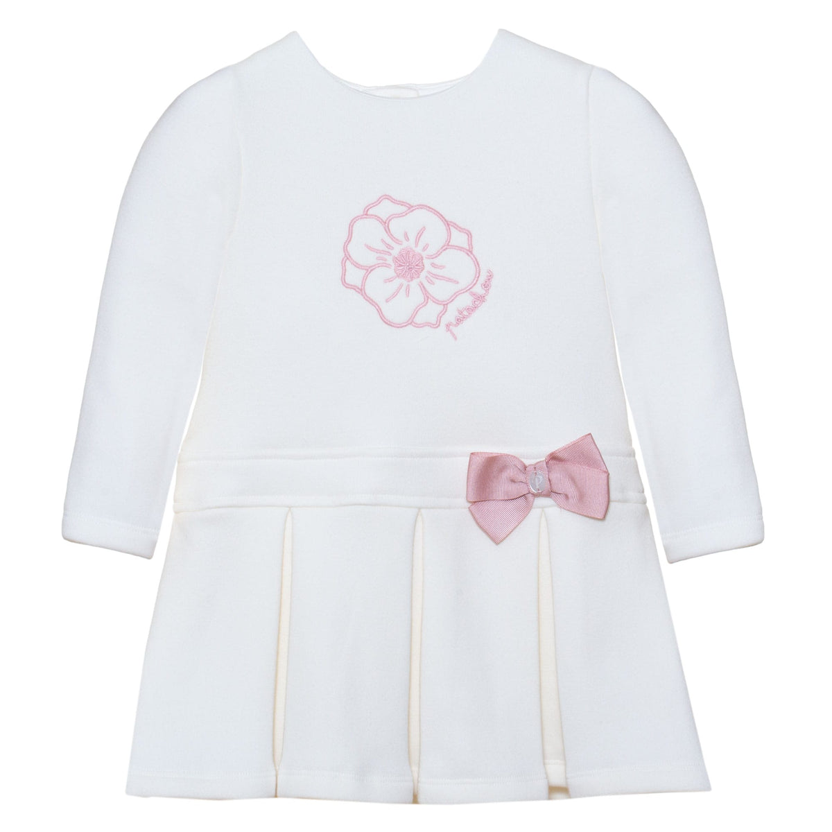 Patachou Baby Girls White Flower Dress