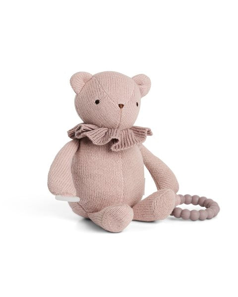 Small Stuff Pink Teething Activity Bear