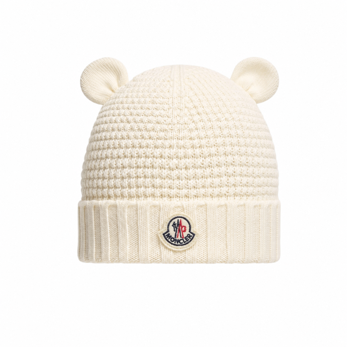 Moncler Enfant Baby Ivory Ears Hat