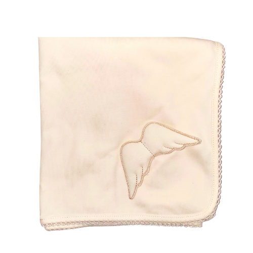 Baby Gi Beige Wings Muslin Blanket