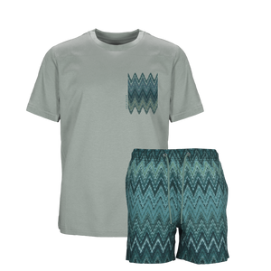 Moda Bandidos Green SQ Zig Swimshorts Set