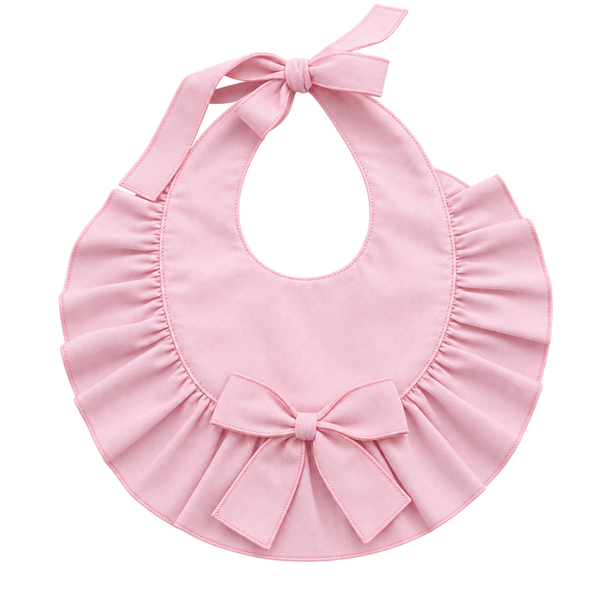 Phi Baby Pink Bow Bib