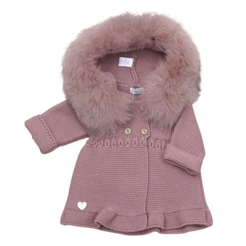 Pangasa Rose Knitted A-Line Jacket Nuvola Childrenswear