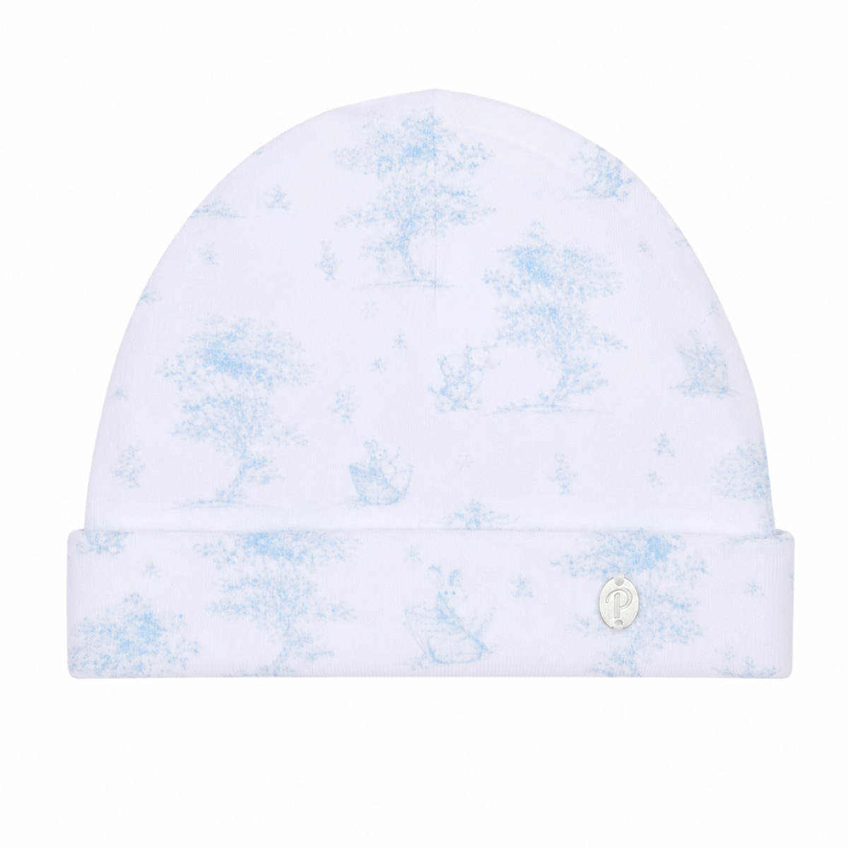 Patachou Baby Blue Bear Print Hat
