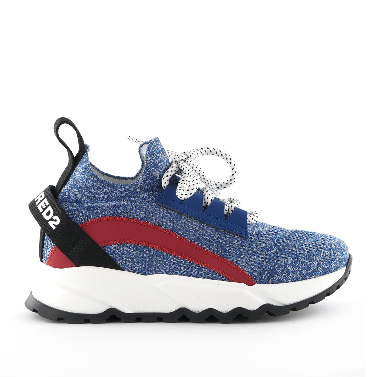 DSQUARED2 Blue Knitted Sock Trainers