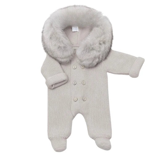 Pangasa Camel Knitted Pramsuit