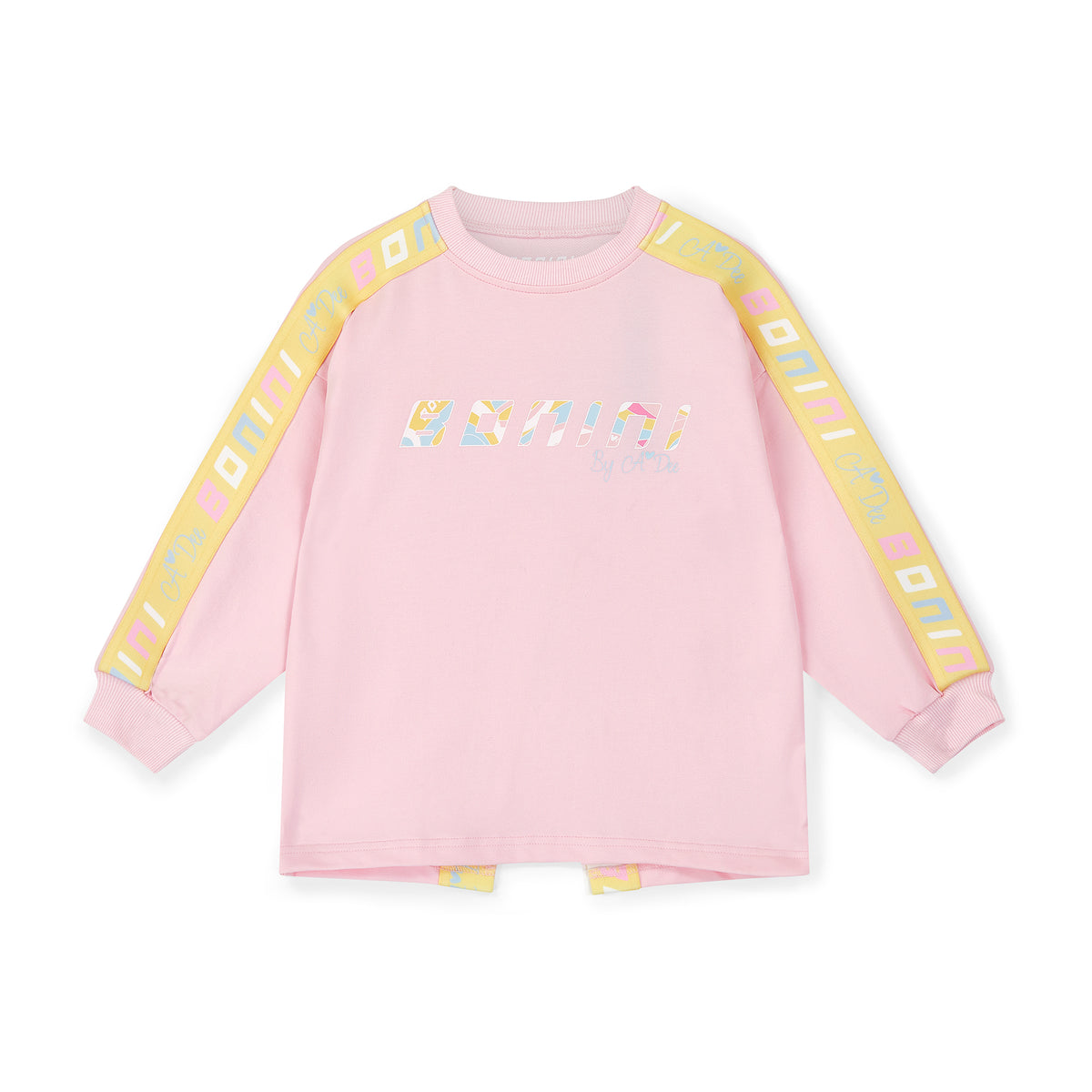 Bonini by A Dee Pink Logo Sweatshirt