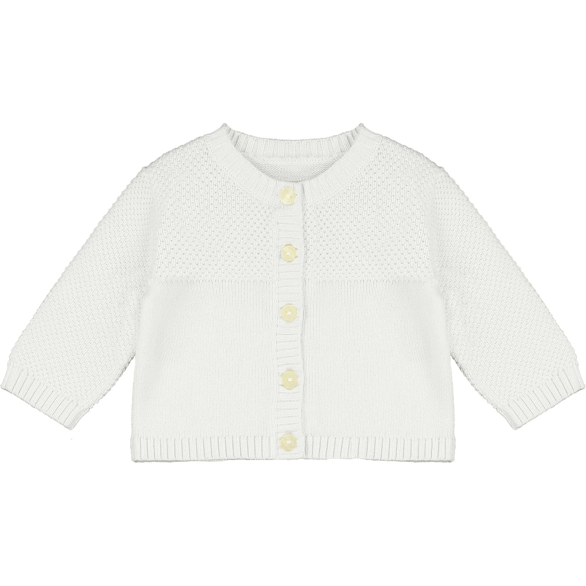 Emile et Rose Baby White Cardigan