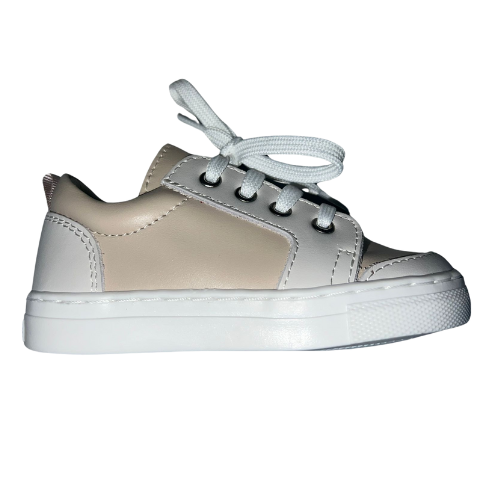 Borboleta Beige & Nude 'Nico' Trainers