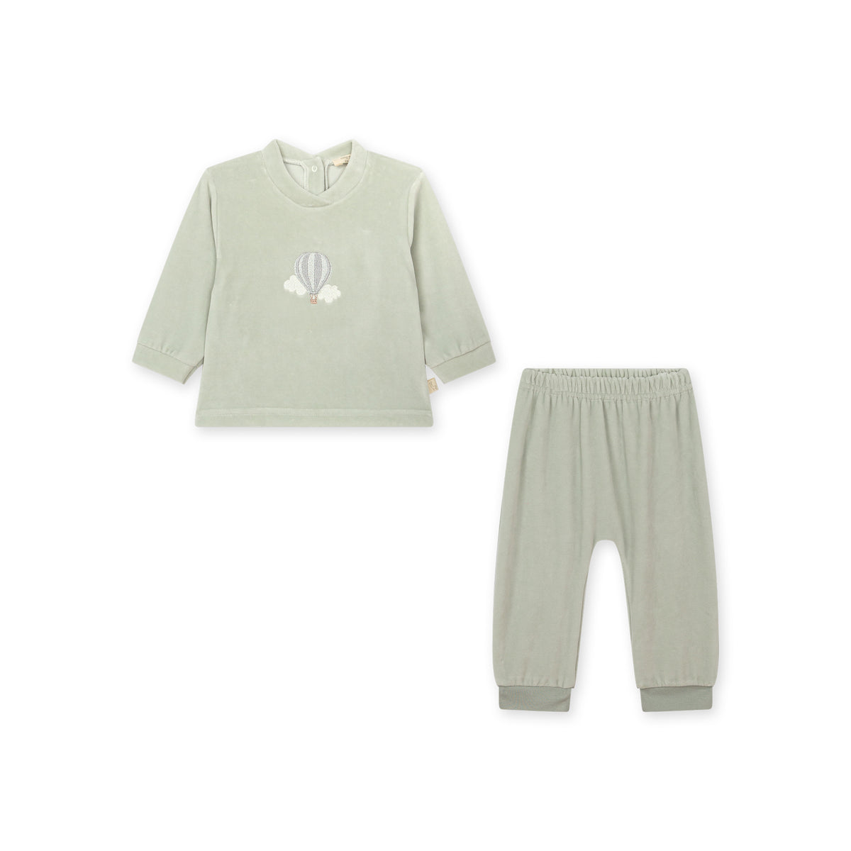 Baby Gi Mint Velour Air Balloon Set